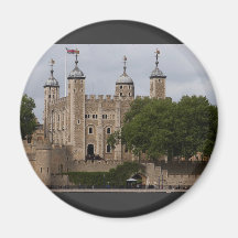 Tower Of London England Seen From Across The River Fridge Magnets