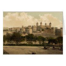Tower of London, London, England Card