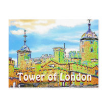 Tower of London UK postcard