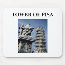 tower of pisa italy mouse pad