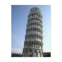"Tower of Pisa, Italy" postcard