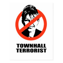 Townhall Terrorist Post Card