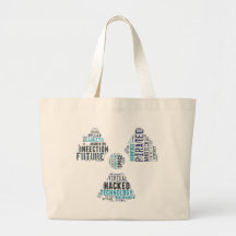 Toxic Cyberpunk Hacker Tote Bag