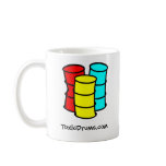Toxic Drums Standard Mug White Dual Logo