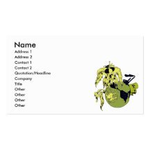 toxic planet business card templates
