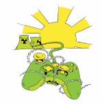 toxic video game pad controller photo sculptures
