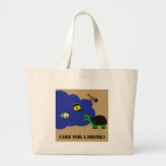 toxic water turtle canvas bags