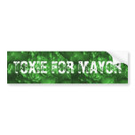 TOXIE FOR MAYOR bumper stickers