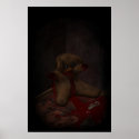 Toy Bear Suicide Print
