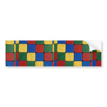 Toy building blocks Photo Bumper Sticker