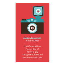Toy Camera (Diana) Photographer Biz Card Business Card