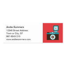 Toy Camera (Diana) Profile Card Business Card
