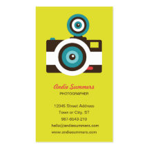Toy Camera (Fisheye) Photographer Biz Card Business Card