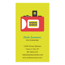 Toy Camera (Super S) Photographer Biz Card Business Cards