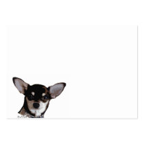 Toy Chihuahua Digital Art Dog Face Business Card Template