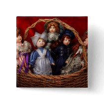 Toy - Dolls - A basket of Victorian dolls Pins