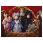 Toy - Dolls - A basket of Victorian dolls  flyers