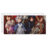 Toy - Dolls - A basket of Victorian dolls  rack cards