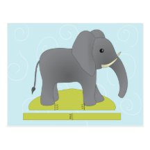 Toy Elephant Post Card