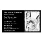 Toy Fox Terrier Business Cards