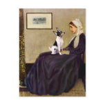 Toy Fox Terrier - Whistler's Mother postcards