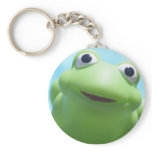 Toy Frog Close-Up Keychain