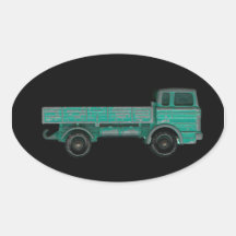 Toy truck photo vintage flatbed for movers haulier stickers