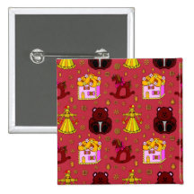 Toys – Golden Dolls & Chocolate Teddy Bears Button