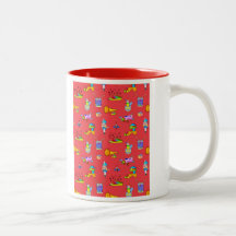 Toys – Purple Drums and Golden Horns Coffee Mug