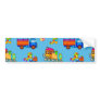 Toys - Red Trucks & Orange Trains Bumper Stickers