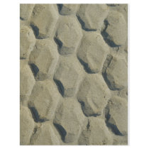 trace of tyre in the sand custom flyer