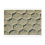 trace of tyre in the sand postcards