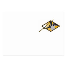Track and Field Athlete Javelin Throw Retro Business Card