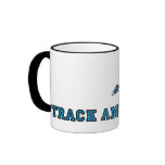 track and field guy mug