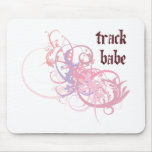 Track Babe Mouse Mats