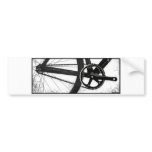 Track Bicycle Drive Train Bumper Stickers