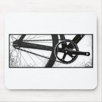Track Bicycle Drive Train Mousepads