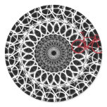 Track Bicycle Mandala Stickers