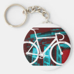 Track Bike Berlin - red blue Key Chains