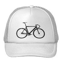 Track Bike Trucker Hats