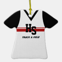 Track / Running Sports Jersey Christmas Tree Ornaments