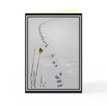 Tracks in the Snow Seasons Greetings cards