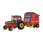 Tractor and Baler embroidered shirts