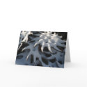 Tractor Cultivator Snow Art Christmas Card