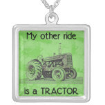 Tractor Necklace