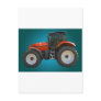tractor postcard