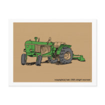 tractor postcards