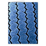 Tractor tire with frost cards