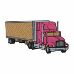 Tractor-trailer embroidered shirts