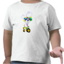 Tractor with Balloons t-shirts
